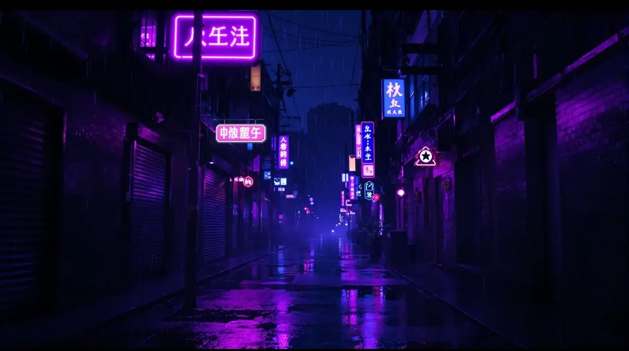 十三号电梯：每晚零点重启 首屏主视觉背景